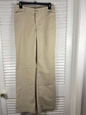 Lee Women's Pants Size 4 Long Khaki Casual